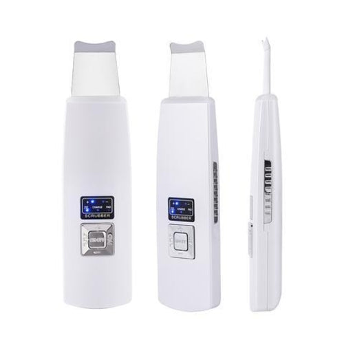 Ultrasonic Skin Scrubber Face Cleanser Blackhead Acne Removal Facial