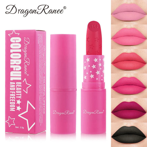 9 Colors Waterproof Rose Red Velvet Matte Lipstick Moisturizing Long
